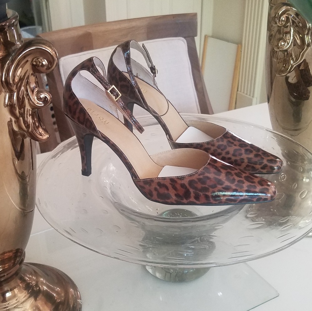 Bijou cheetah print heel
